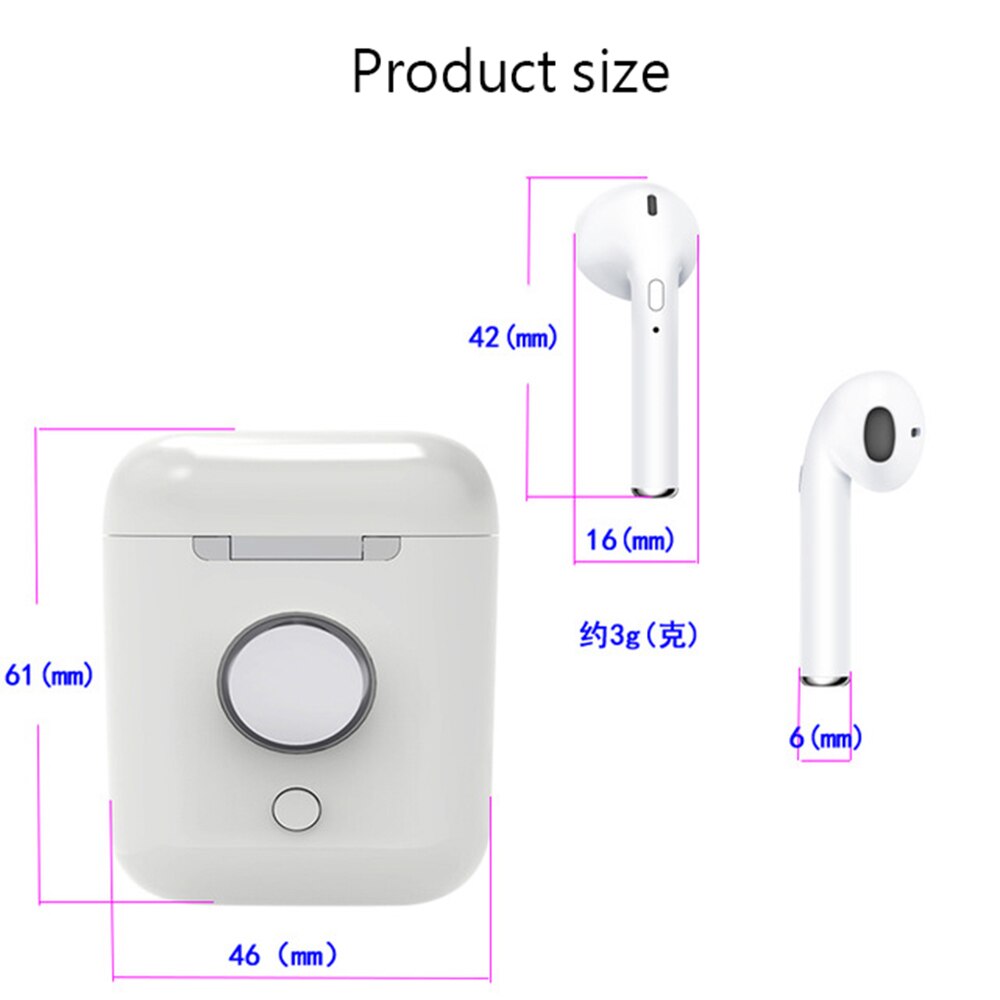 N1 TWS Wireless headphones bluetooth 5.0 Stereo Finger Spinner Earphone key control headset Light display Earbuds Reduce stress